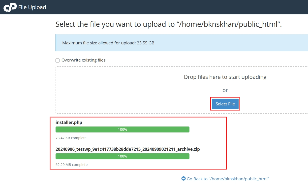 hướng dẫn sử dụng plugin duplicator để chuyển host cho wordpress 10