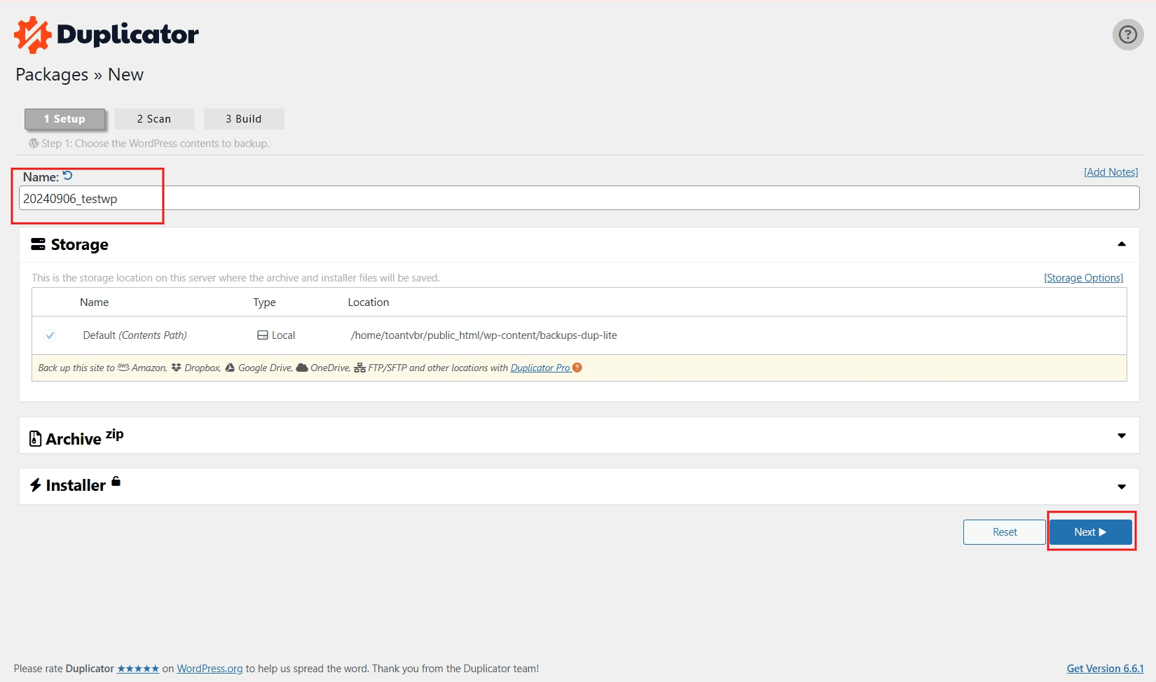 hướng dẫn sử dụng plugin duplicator để chuyển host cho wordpress 4