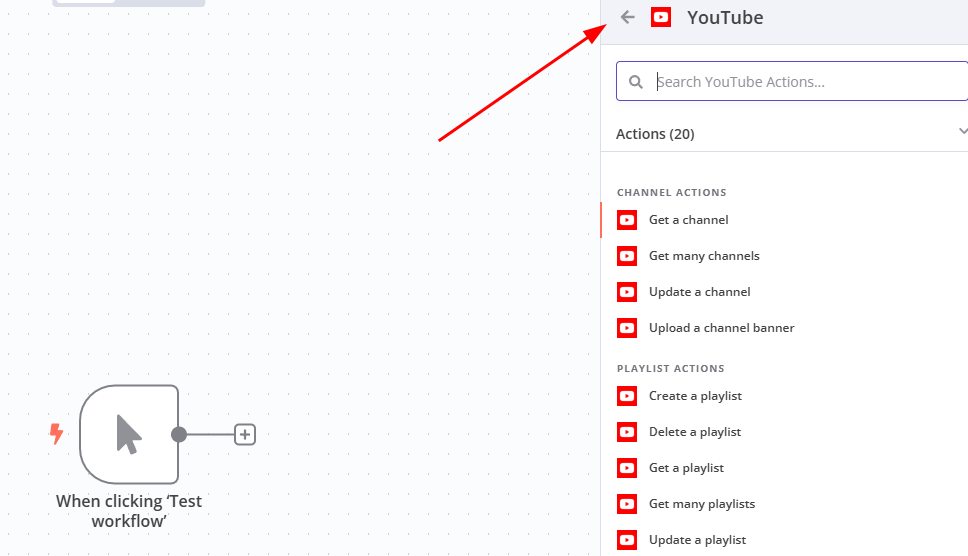 hướng dẫn cách kết nối n8n với youtube 4