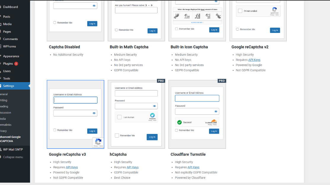 hướng dẫn cài đặt captcha cho website wordpress 14