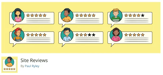 plugin xếp hạng sao site reviews