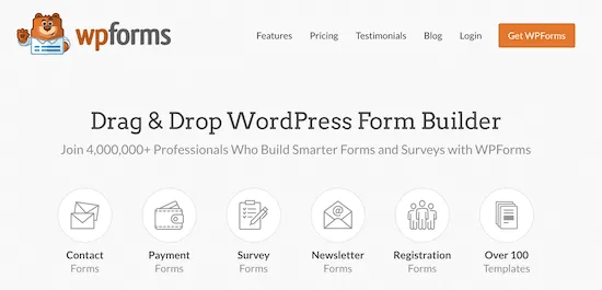 plugin xếp hạng sao wpforms