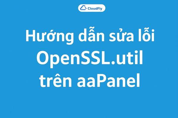 Hướng dẫn sửa lỗi OpenSSLutil trên aaPanel