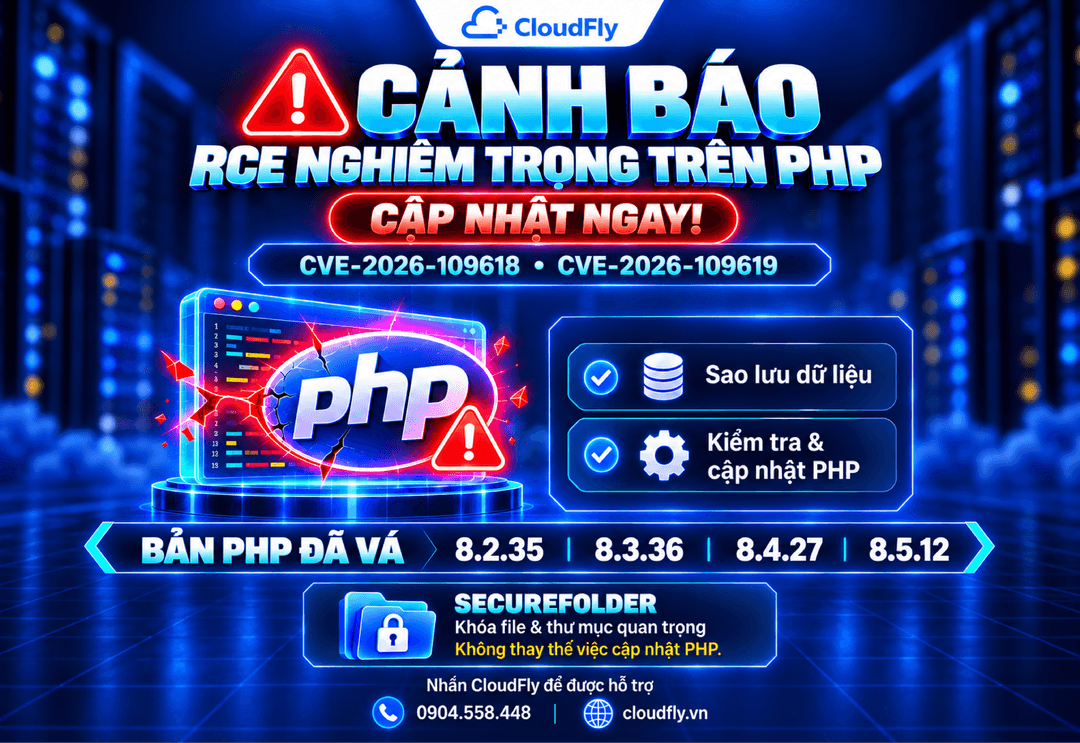 Cảnh báo lỗ hổng PHP Cách cập nhật và bảo vệ website