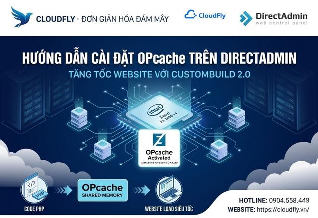 Hướng dẫn Cài đặt OPcache trên DirectAdmin với CustomBuild 20