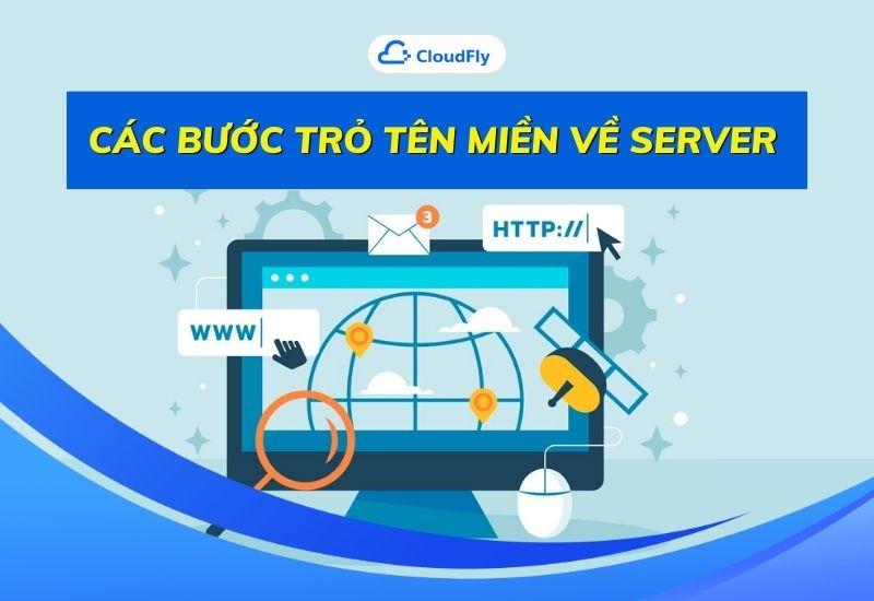 các bước trỏ tên miền về server