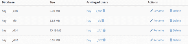 các bước thực hiện xóa dữ liệu trên hosting 4