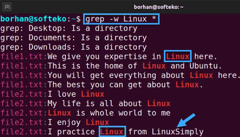 các cách sử dụng lệnh grep 4