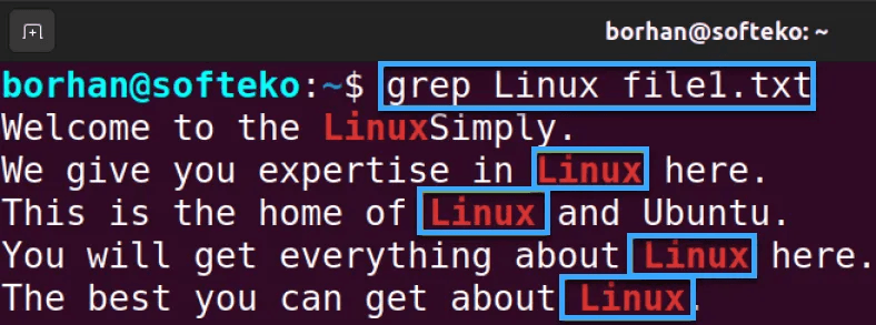 các cách sử dụng lệnh grep 7