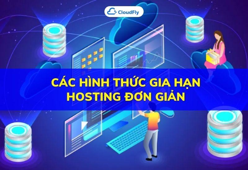 các hình thức gia hạn hosting đơn giản