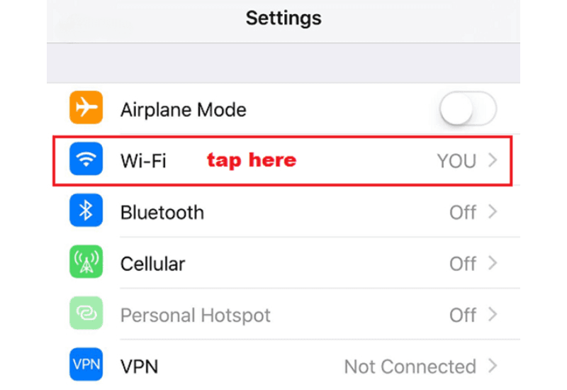 cách cài đặt dns cho router trên điện thoại ios 1