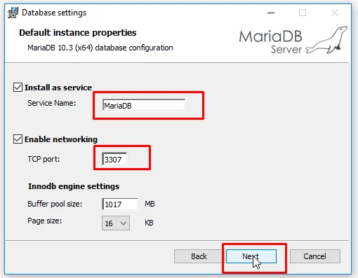 cách cài đặt mariadb trên windows 6