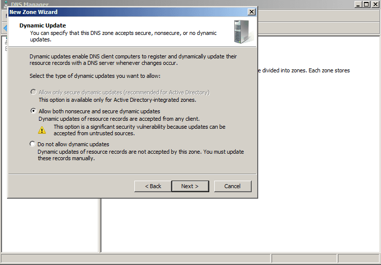 cách cài đặt và cấu hình dns server 2008 10