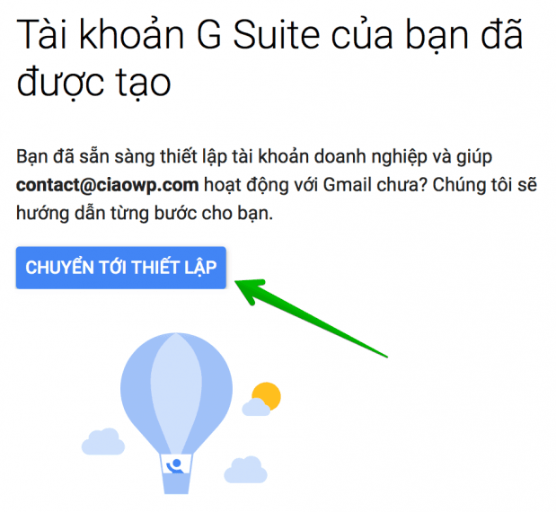 cách đăng ký email doanh nghiệp miễn phí với gsuite