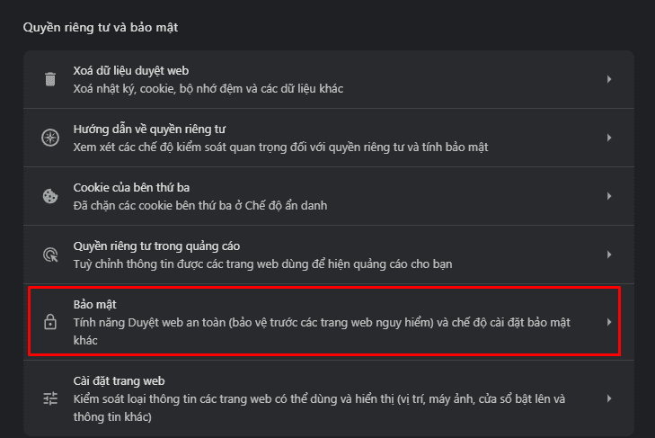 cách khắc phục lỗi cảnh báo mã độc khi vào website 4