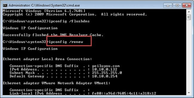 cách khắc phục lỗi không tìm thấy địa chỉ ip máy chủ 7