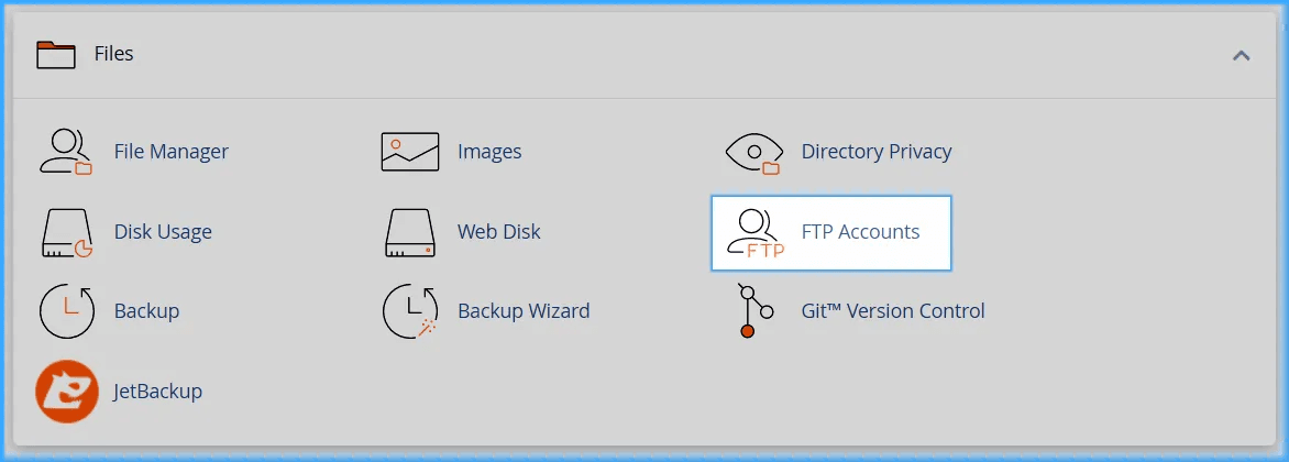 cách sử dụng cpanel với giao diện jupiter 18