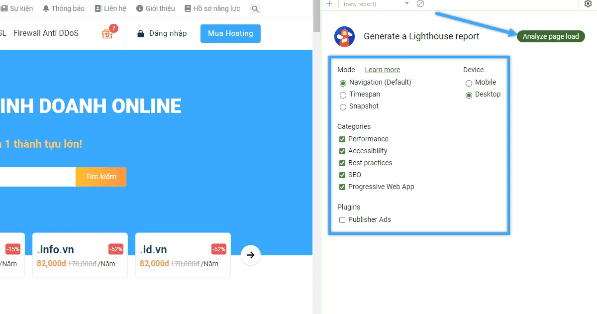 cách sử dụng google lighthouse là gì 2