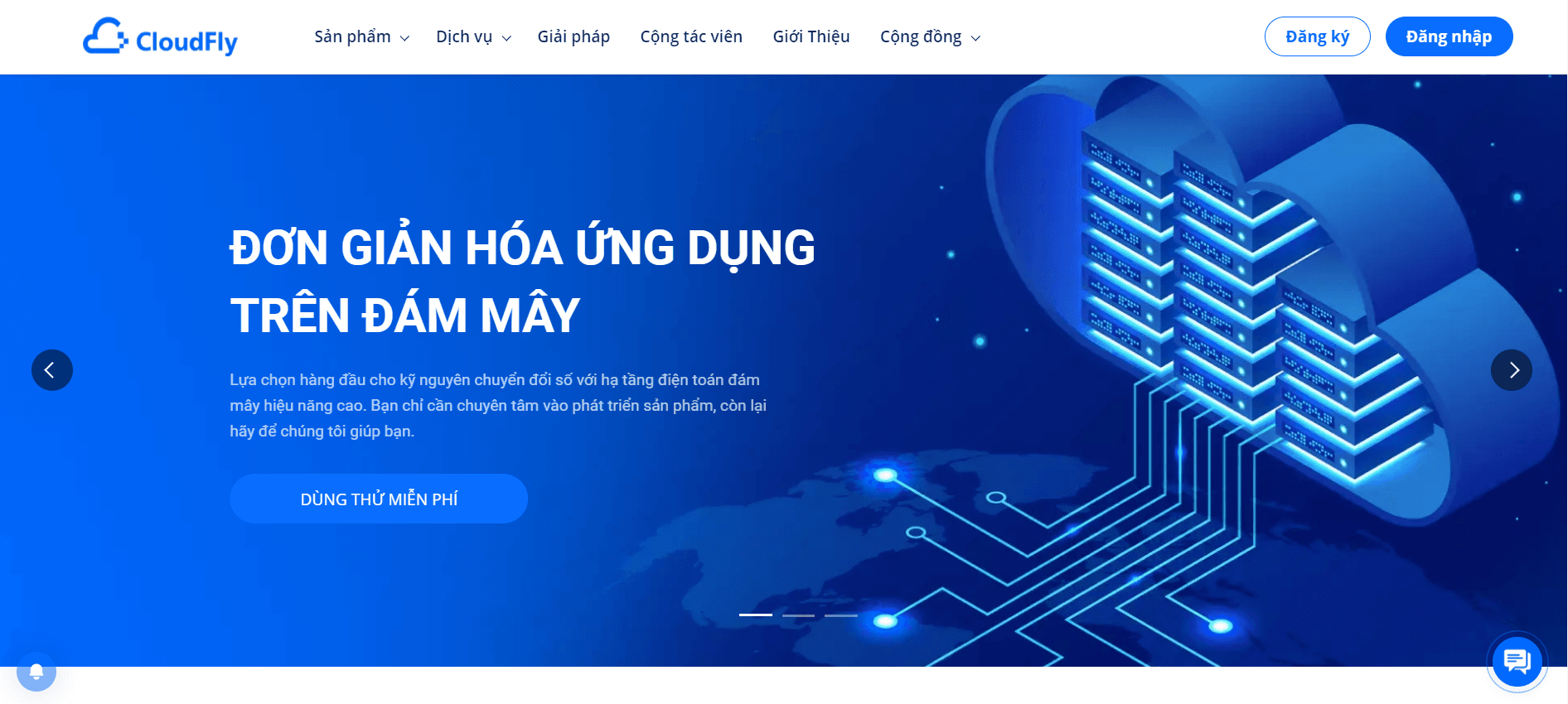 cách tạo cloud server free để trải nghiệm tại cloudfly