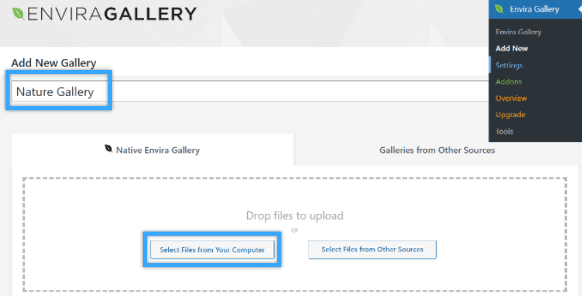 cách tạo image gallery trong wordpress bằng envira gallery 3