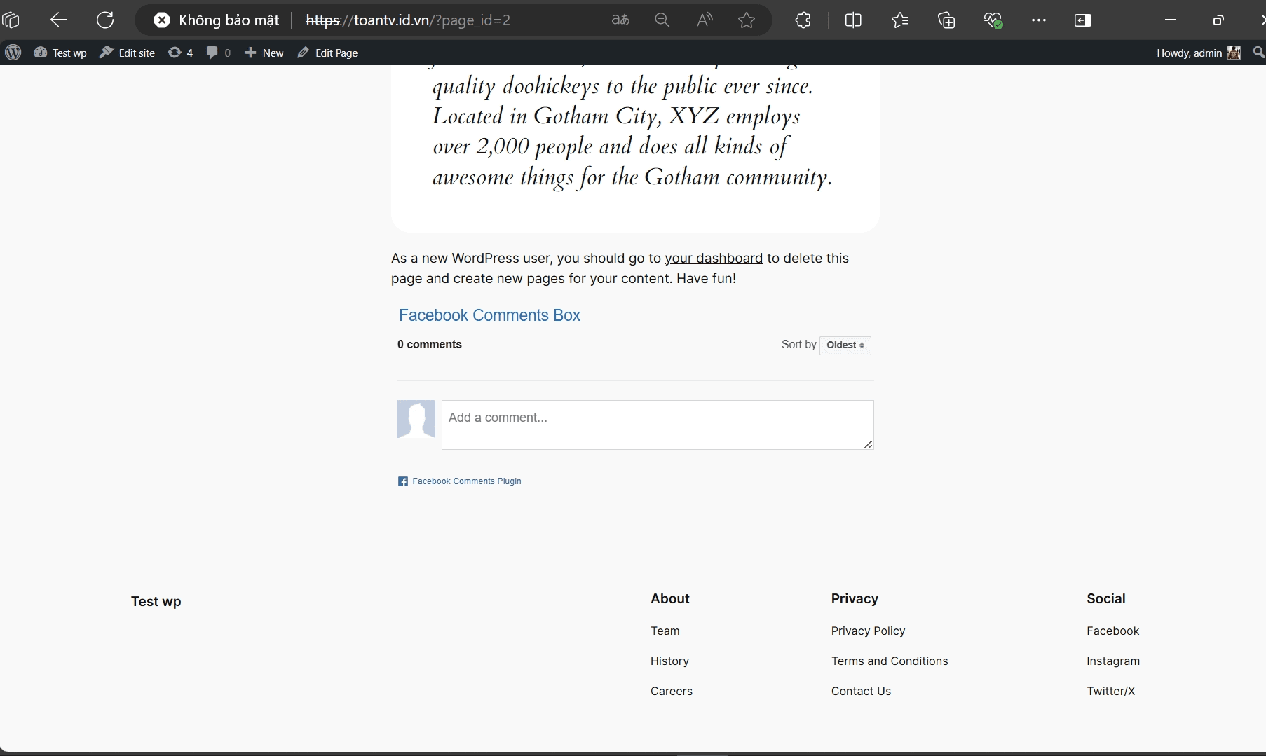 cách thêm bình luận facebook vào website wordpress 12