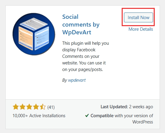 cách thêm bình luận facebook vào website wordpress 3