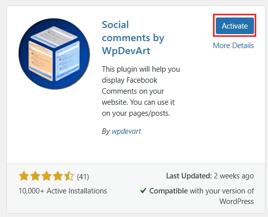 cách thêm bình luận facebook vào website wordpress 4