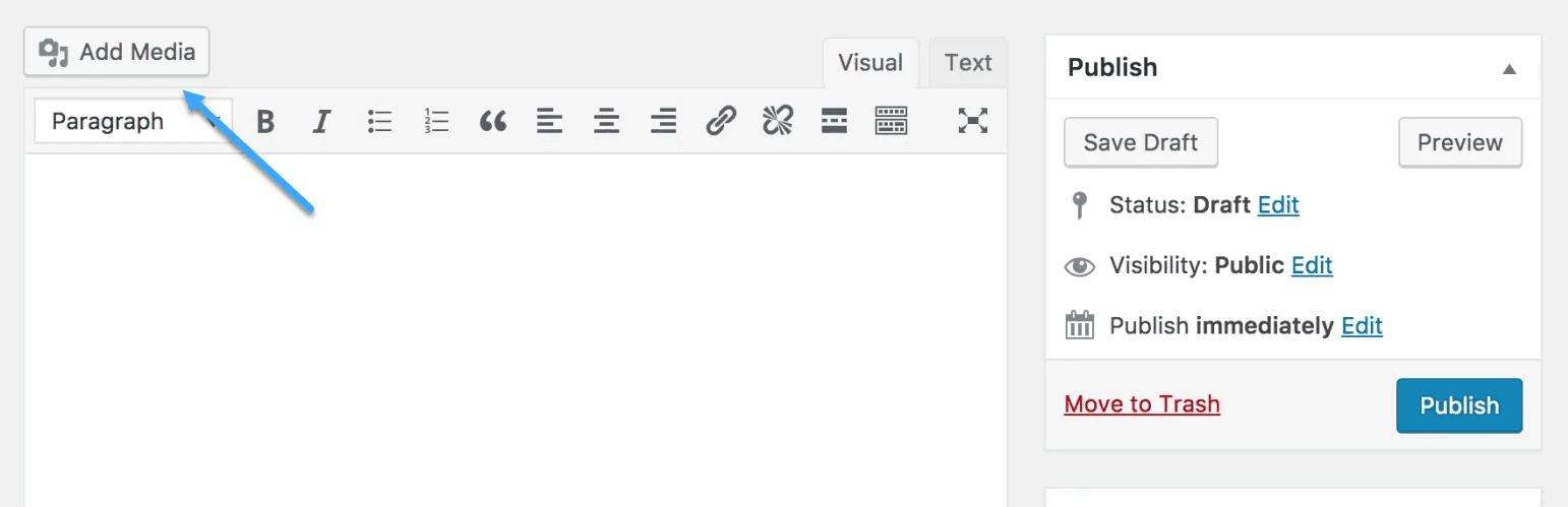 cách thêm hình ảnh vào wordpress bằng classic editor 1