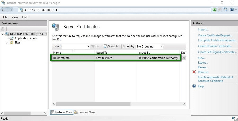 cài đặt ssl cho iis 4