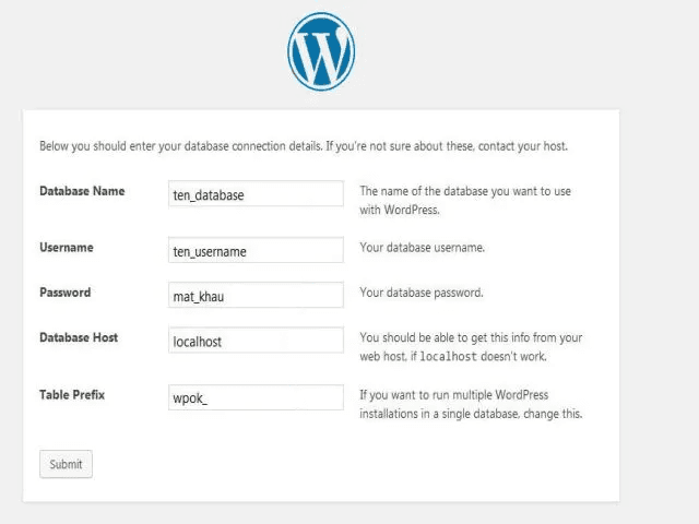 cài đặt wordpress trên vps
