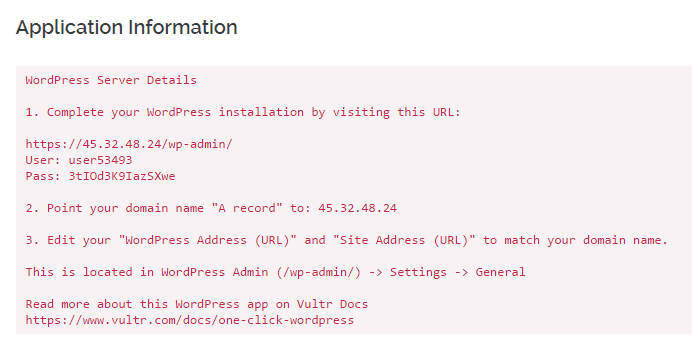 cài wordpress trên vps vultr