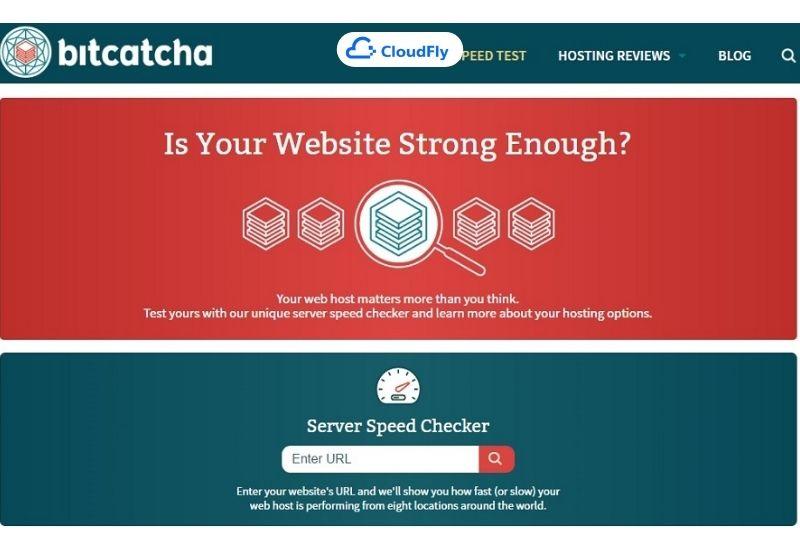 công cụ kiểm tra tốc độ hosting bitcatcha