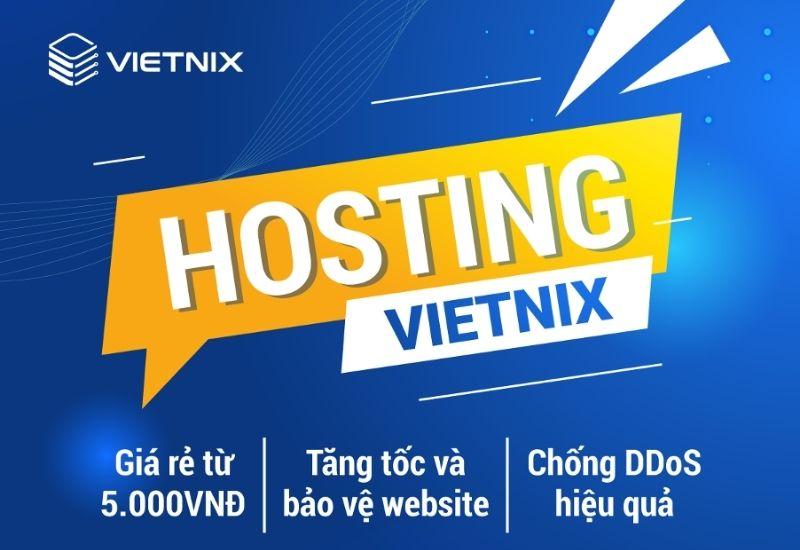 địa chỉ cung cấp hosting vietnix