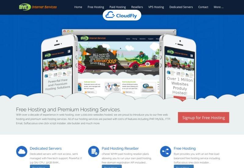 dịch vụ hosting free trọn đời byethost