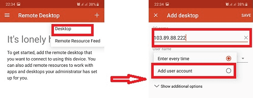 điều khiển vps bằng điện thoại