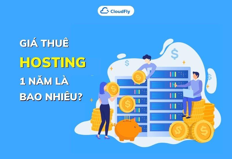 giá thuê hosting 1 năm là bao nhiêu