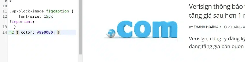 hướng dẫn 5 cách đổi màu chữ trong wordpress 12