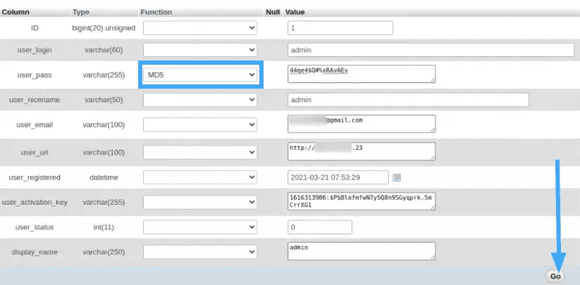 hướng dẫn các cách lấy lại mật khẩu wordpress 10