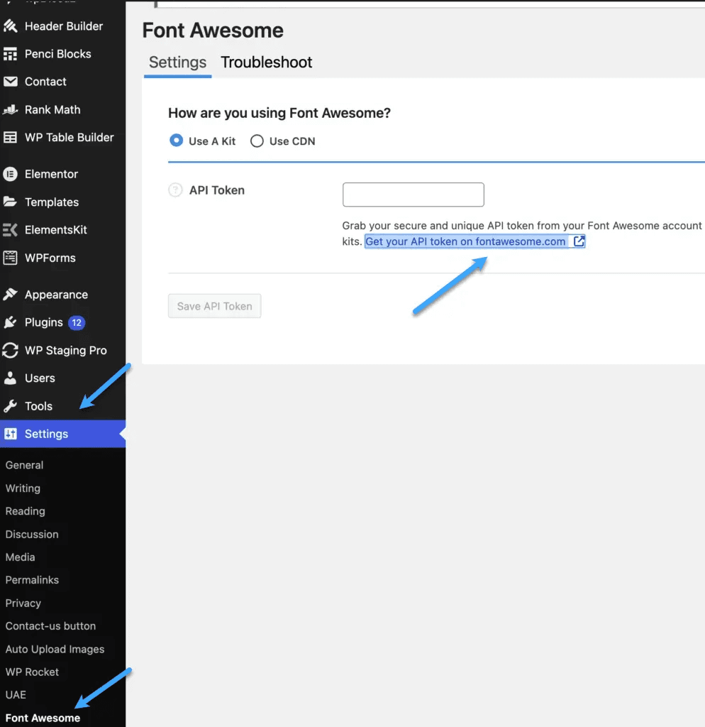 hướng dẫn cách cài đặt font awesome wordpress 11