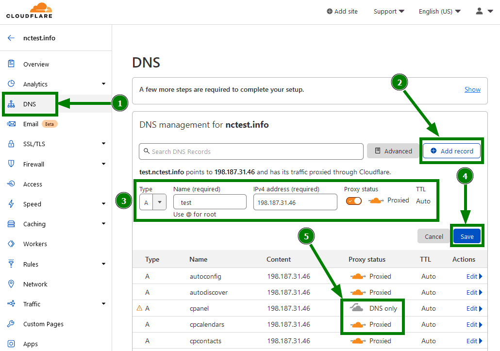hướng dẫn cách cấu hình cloudflare domain