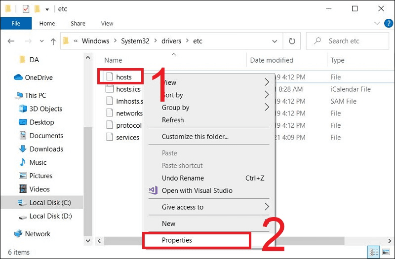 hướng dẫn cách chặn web bằng file host 2