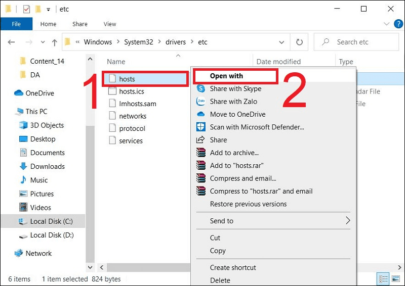 hướng dẫn cách chặn web bằng file host 6