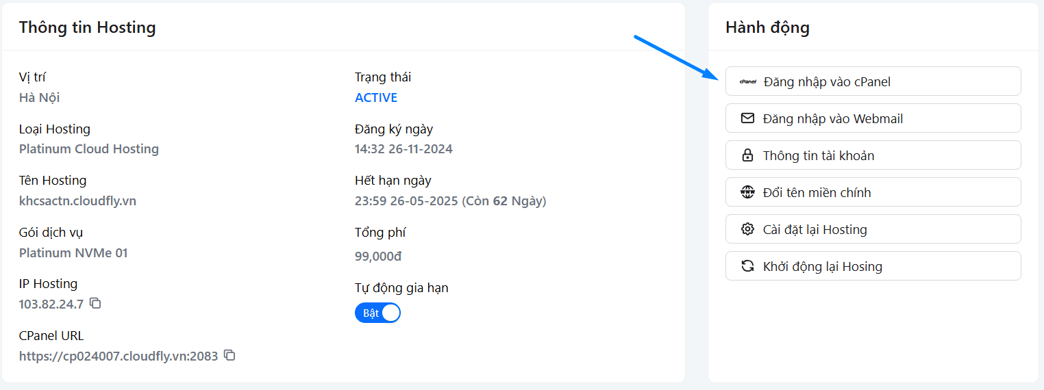 hướng dẫn cách chạy nodejs trên hosting nhanh chóng 1