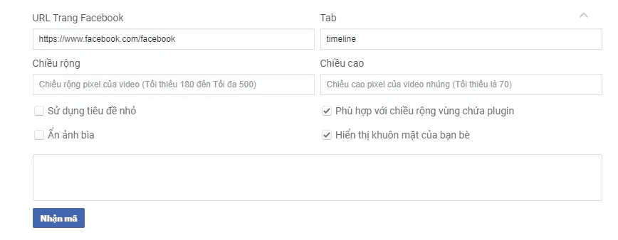hướng dẫn cách chèn fanpage vào wordpress 2
