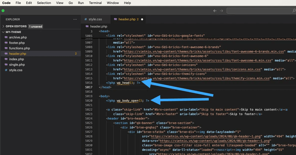 hướng dẫn cách chuyển html sang wordpress chi tiết 2