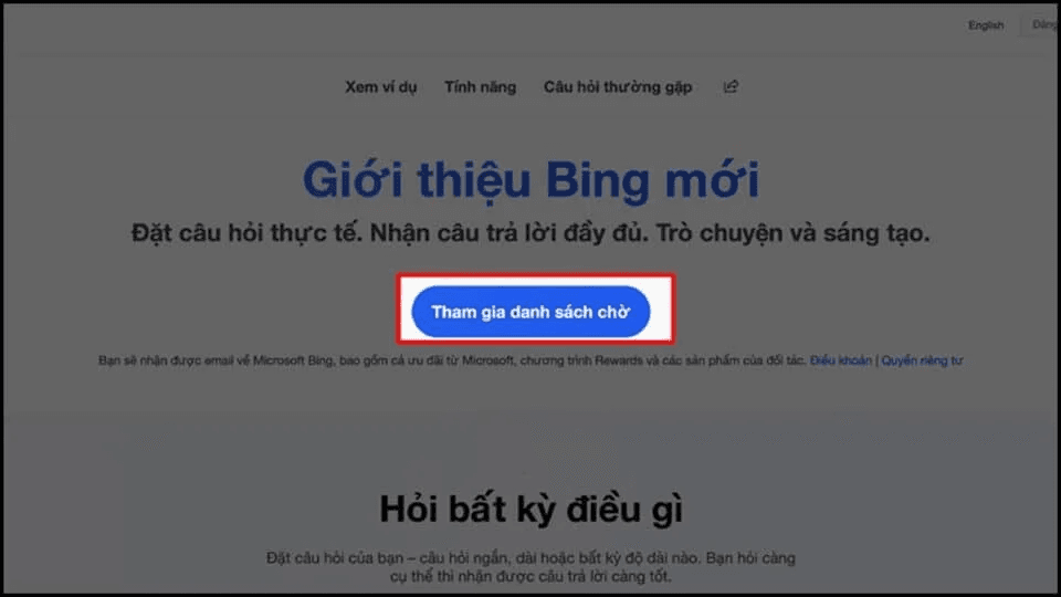 hướng dẫn cách đăng ký tài khoản bing ai 2