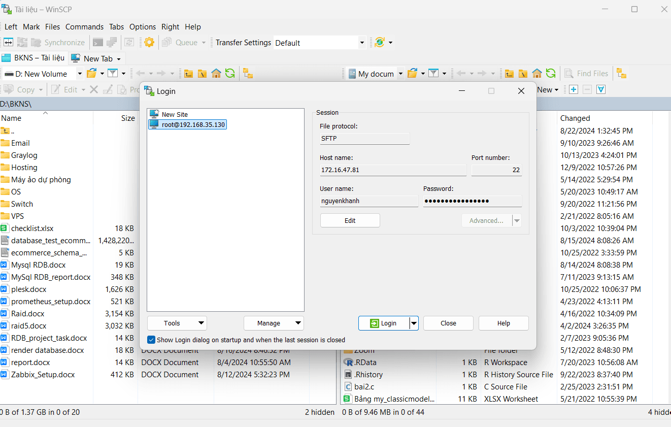 hướng dẫn cách kết nối ftp tới hosting bằng phần mềm winscp 2