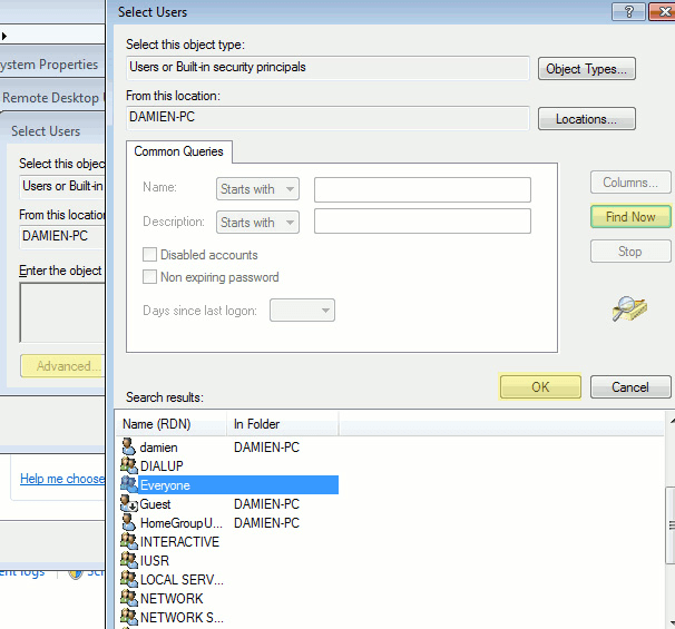 hướng dẫn cách remote desktop trong windows 7 5