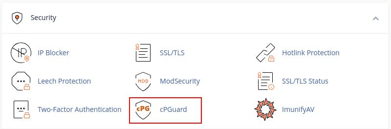 hướng dẫn cách sử dụng cpguard trên hosting 1
