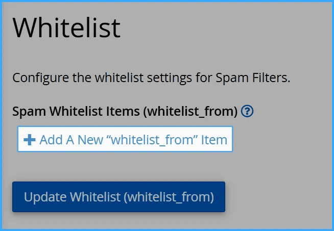 hướng dẫn cách sử dụng spam filters trên cpanel 10